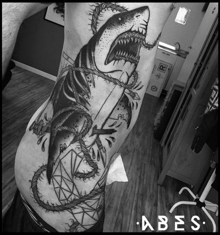 Tattoos - big shark - 119861